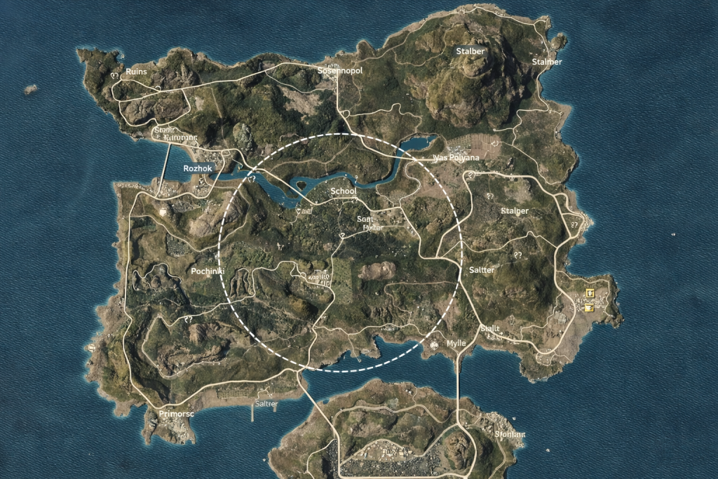 Pubg Erangel map