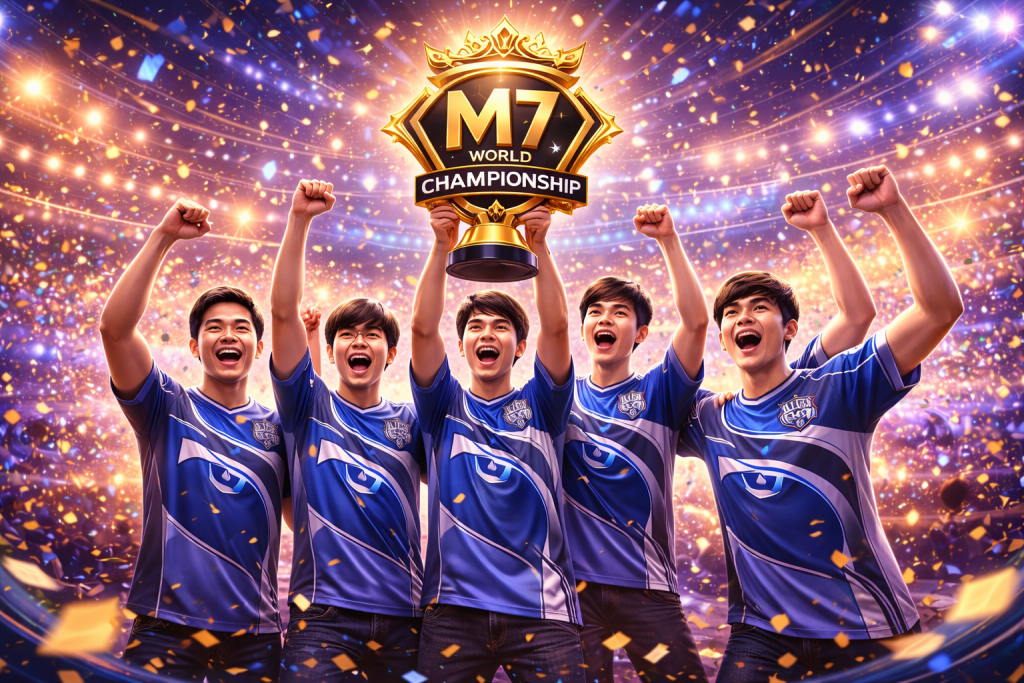 Aurora Gaming PH celebrates m7 Victory